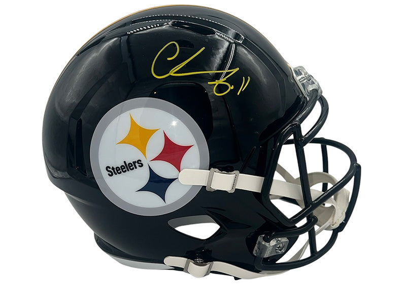 Chase Claypool Pittsburgh Steelers Signed Full-sized Speed Football Helmet Beckett