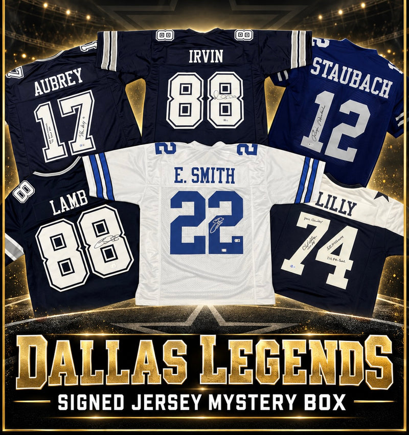 Signed Football Jersey Mystery Box - Dallas Cowboys