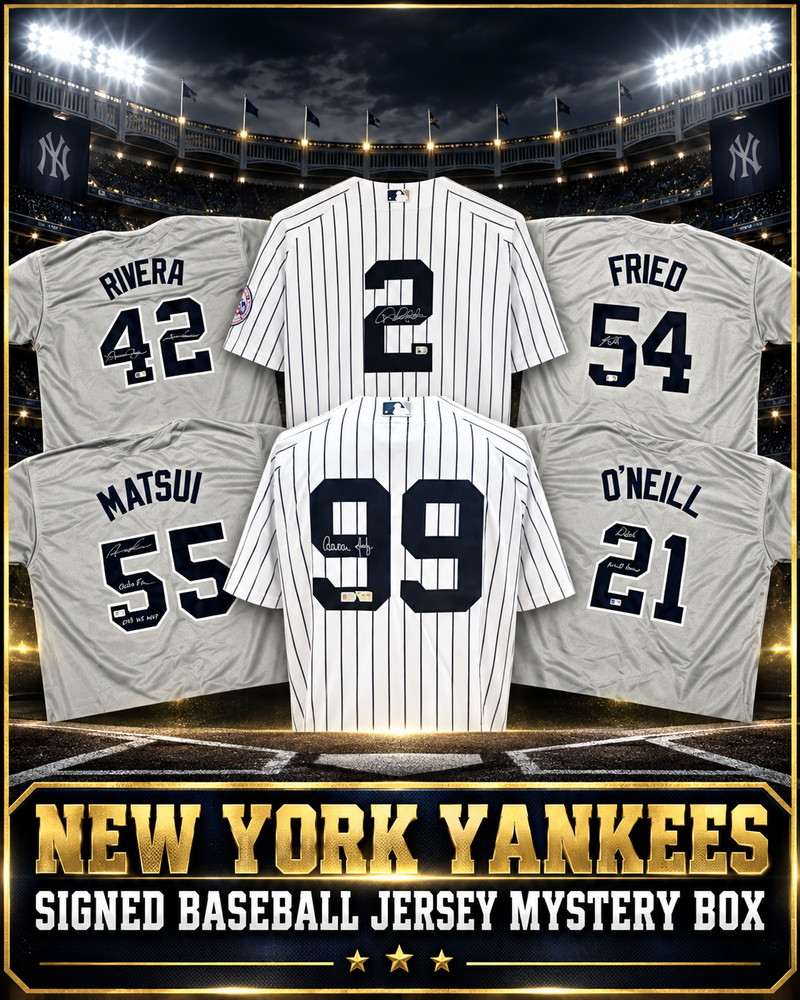 Signed Baseball Jersey Mystery Box - New York Yankees