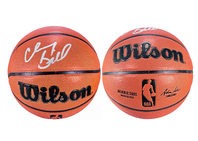 Chauncey Billups Signed NBA Wilson Authentic Series Basketball (Beckett)