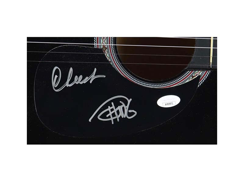 Cheech Marin & Tommy Chong Signed 39" Acoustic Guitar (JSA)