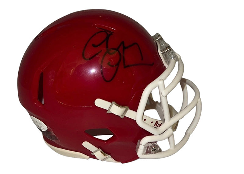 Chevy Chase Christmas Vacation Signed Red Speed Mini Helmet JSA