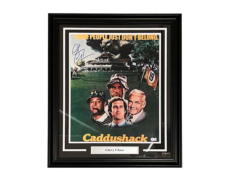 Chevy Chase Signed 16x20 Caddyshack Framed Photo Beckett