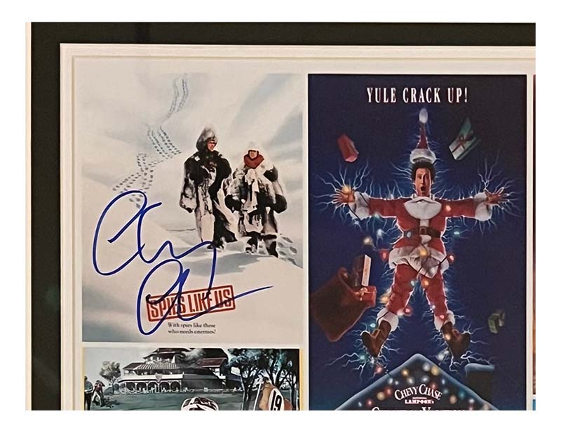 Chevy Chase Signed 16x20 Movie Poster Collection Framed Photo Beckett