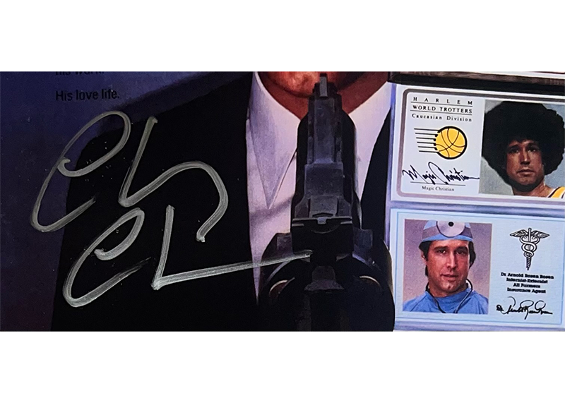 Chevy Chase Signed Fletch 11x17 Movie Poster Beckett