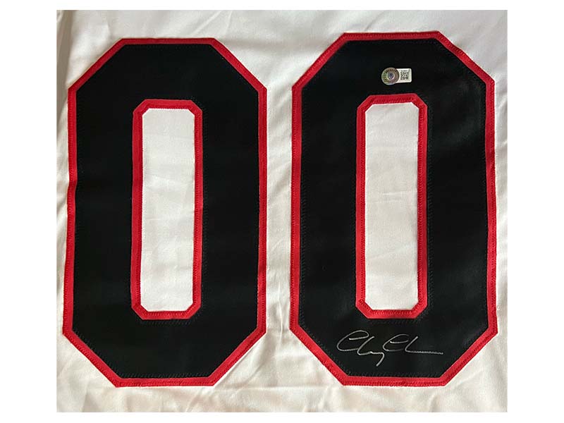 Chevy Chase Signed White Custom Griswold Lampoons Christmas Vacation Jersey Beckett