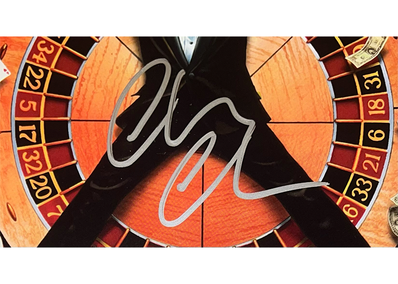 Chevy Chase Signed/Auto 11x17 Movie Poster "Vegas Vacation" Beckett