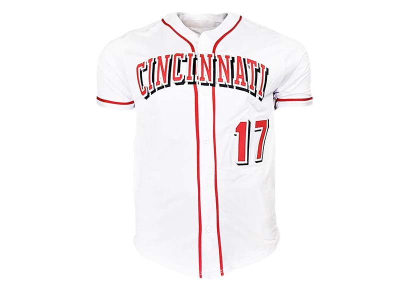 Chris Sabo Signed Cincinnati White Custom Baseball Jersey (JSA)