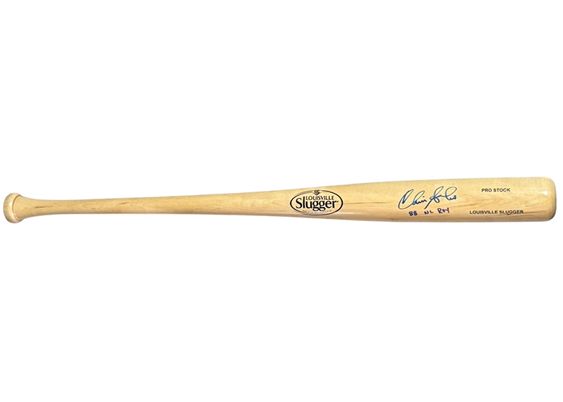 Chris Sabo Signed Louisville Slugger Baseball Bat with "88 NL ROY" Insc JSA
