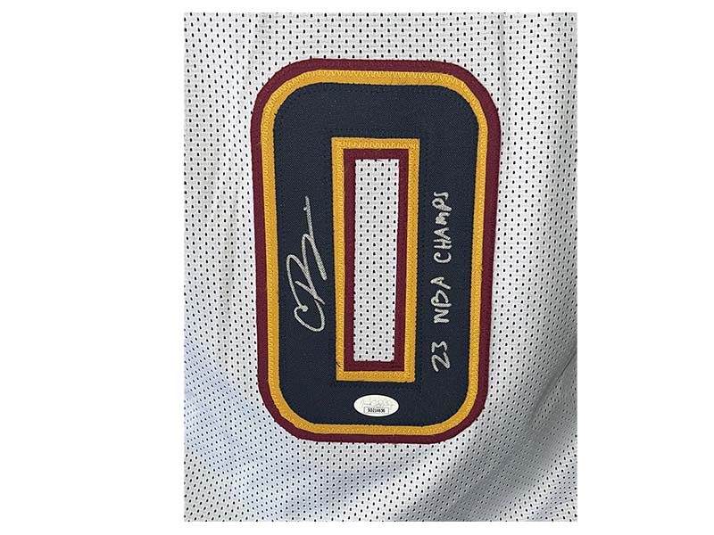 Christian Braun Signed Custom basketball Jersey Insc "23 NBA Champs" (JSA)