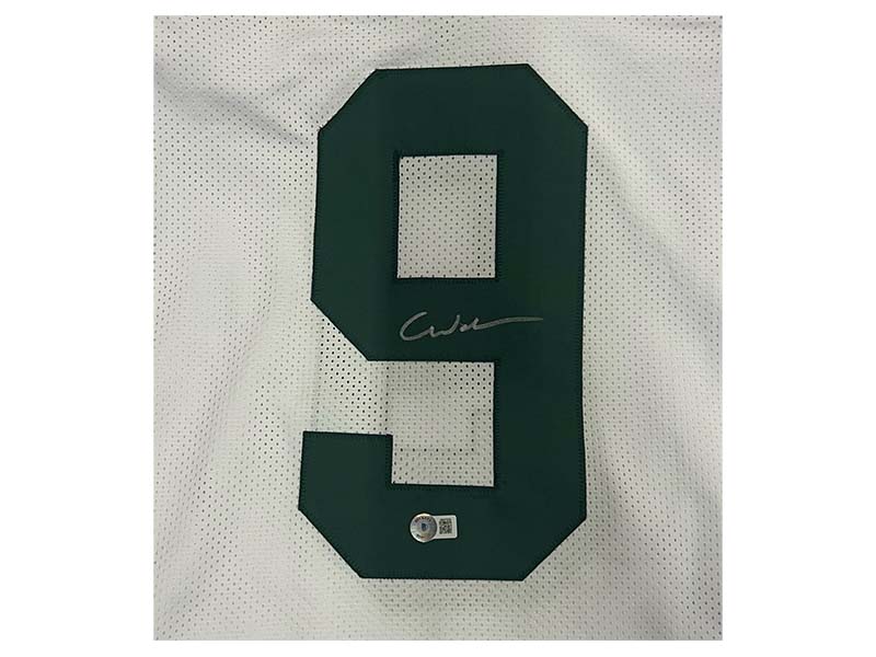 Christian Watson Signed Green Bay White Football Jersey (Beckett)