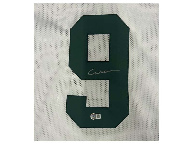 Christian Watson Signed Custom White Football Jersey (Beckett)