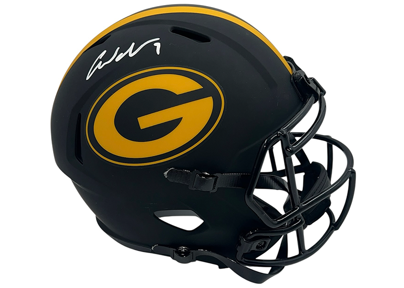 Christian Watson Signed Green Bay Packers Eclipse Full Size Helmet (Beckett)