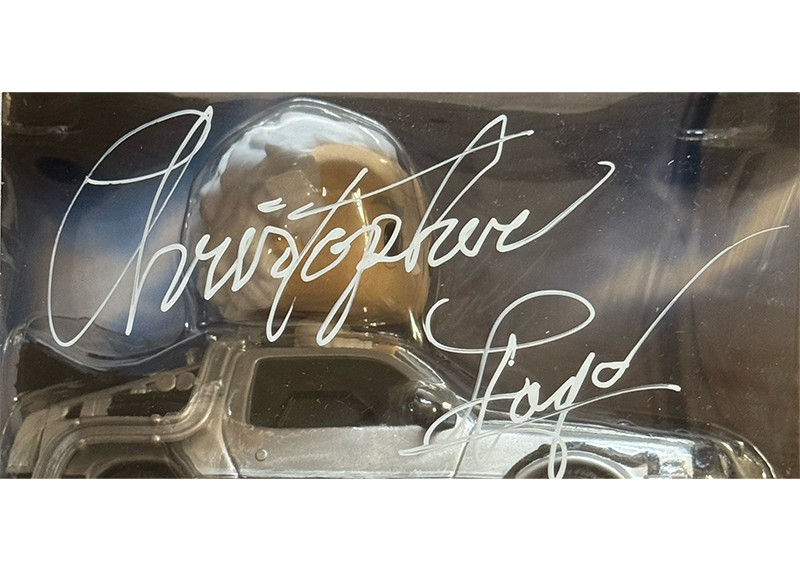 Christopher Lloyd Signed Back to the Future Doc with Time Machine Funko Pop #133 JSA
