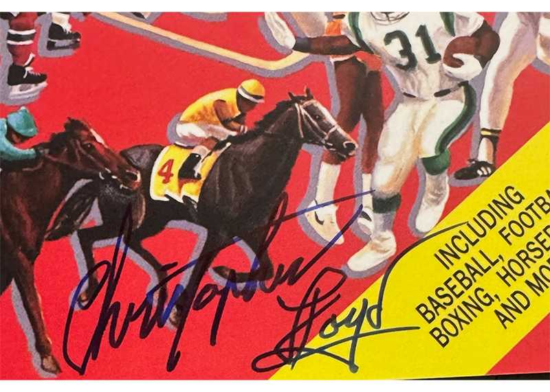 Christopher Lloyd Signed Back to the Future Grays Sports Almanac JSA