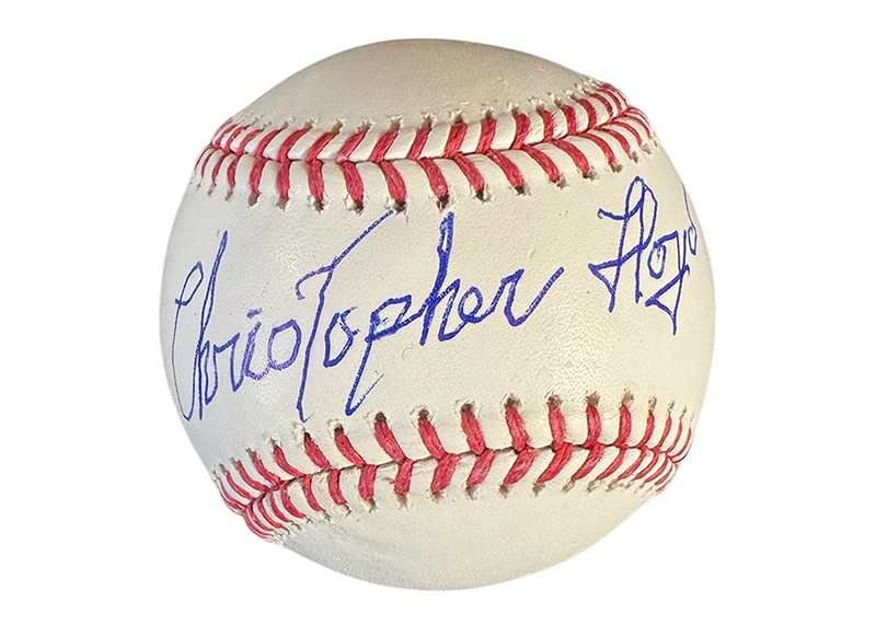 Christopher Lloyd Signed Official MLB Baseball JSA