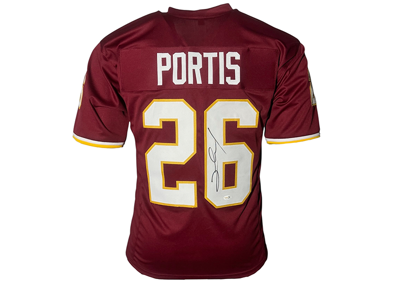 Clinton Portis Signed Washington Red Football Jersey JSA