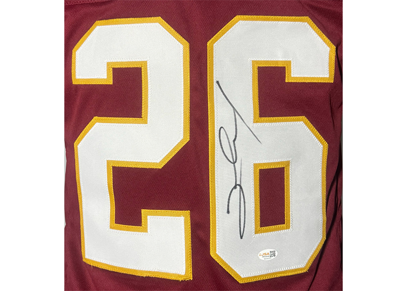 Clinton Portis Signed Washington Red Football Jersey JSA