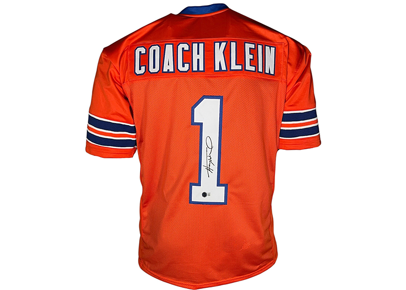 Coach Klein Henry Winkler Autographed The Waterboy Orange Football Jersey Beckett