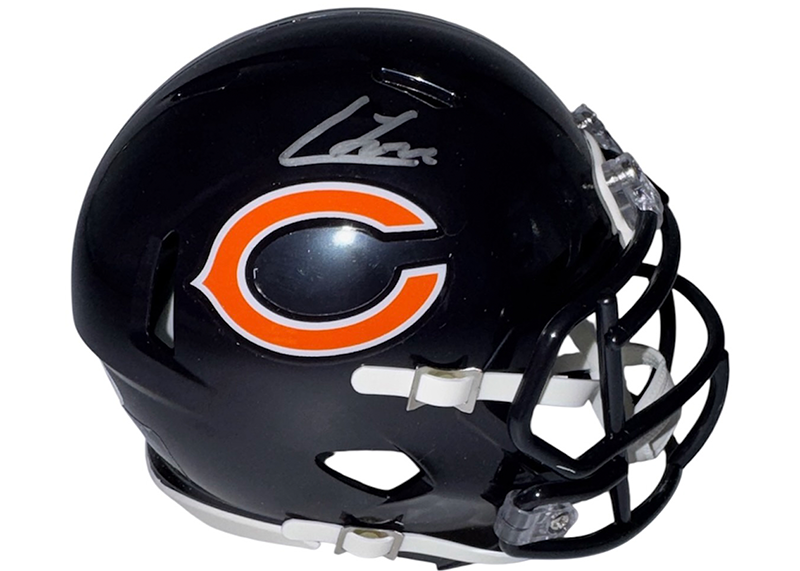 Colston Loveland Autographed Chicago Bears Speed Mini Helmet JSA