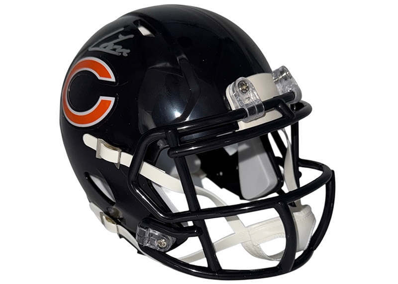 Colston Loveland Autographed Chicago Bears Speed Mini Helmet JSA