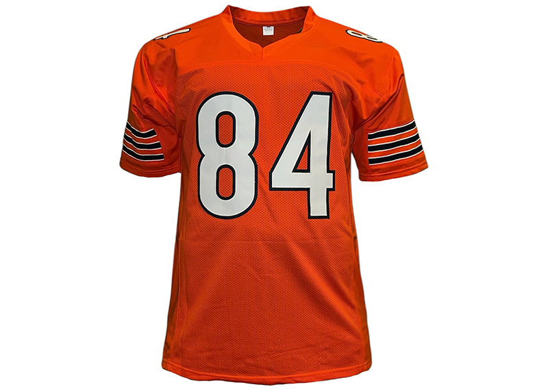 Colston Loveland Signed Chicago Orange Football Jersey Beckett