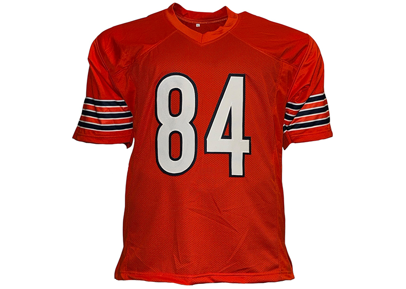 Colston Loveland Signed Chicago Orange Football Jersey JSA