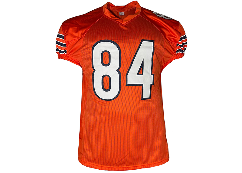 Colston Loveland Signed Chicago Orange Game Cut Football Jersey JSA