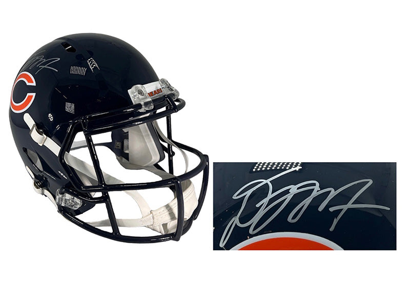 DJ Moore Chicago Bears Autographed Signed Speed Full Size Helmet JSA