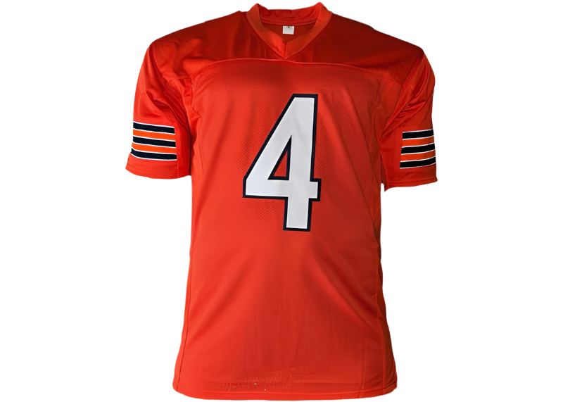 D'Andre Swift Signed Chicago Orange Football Jersey JSA