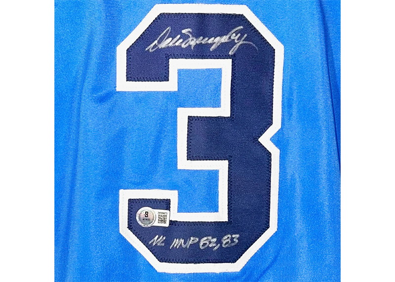 Dale Murphy Signed NL MVP 82, 83 Inscription Atlanta Blue Baseball Jersey Beckett