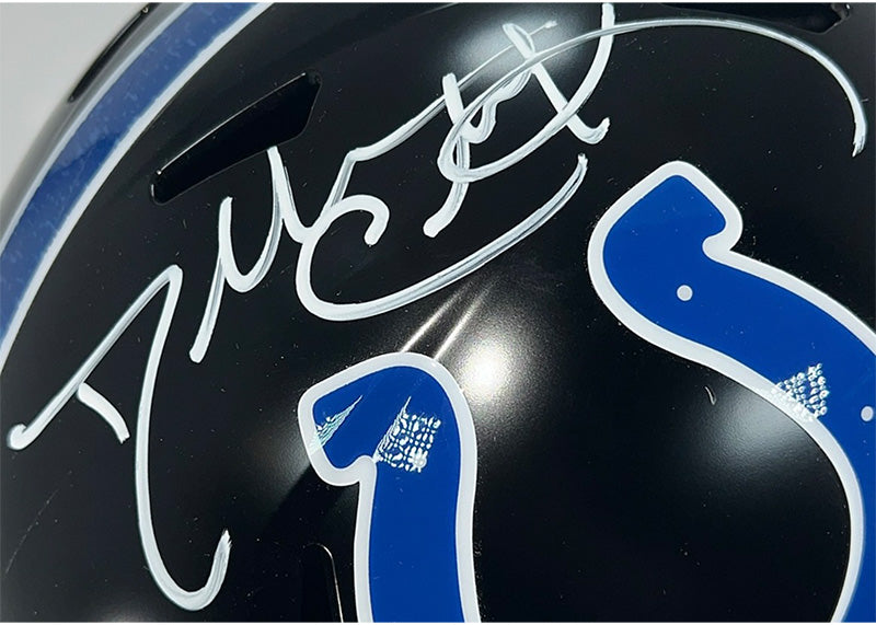 Dallas Clark Indianapolis Colts Signed Alternate Full Size Helmet JSA
