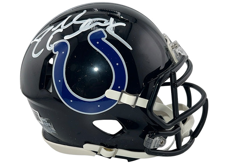 Dallas Clark Indianapolis Colts Signed Alternate Mini Helmet JSA