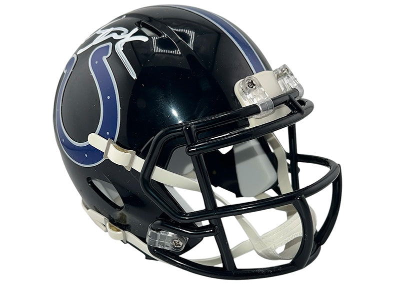 Dallas Clark Indianapolis Colts Signed Alternate Mini Helmet JSA