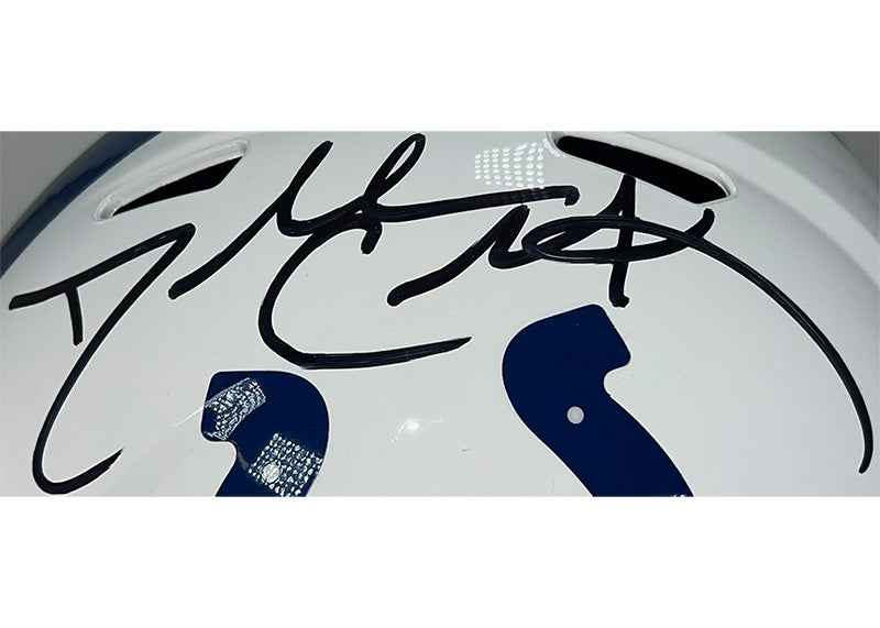 Dallas Clark Indianapolis Colts Signed Speed Full Size Helmet JSA