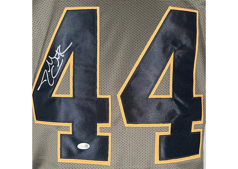 Dallas Clark Signed Indianapolis Salute to Service Football Jersey JSA