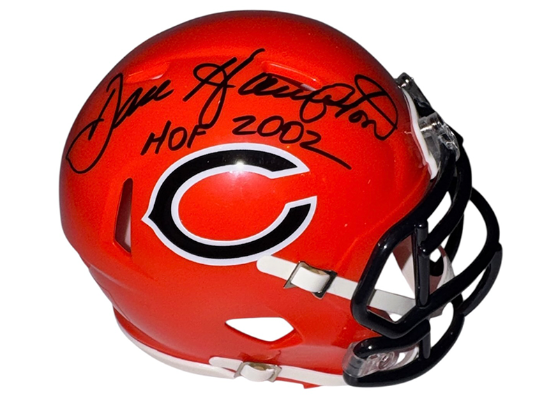 Dan Hampton Signed Chicago Bears Alternate Mini Helmet JSA 2024 HOF Inscription
