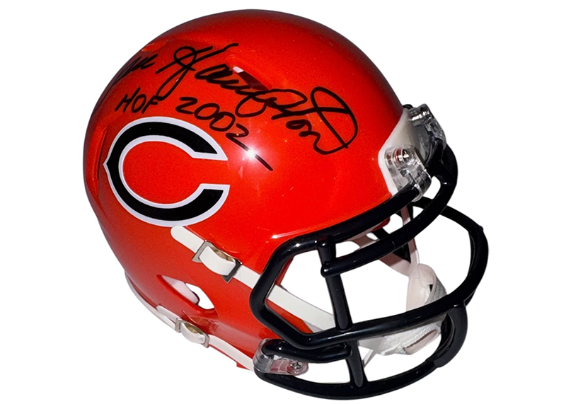 Dan Hampton Signed Chicago Bears Alternate Mini Helmet JSA 2024 HOF Inscription