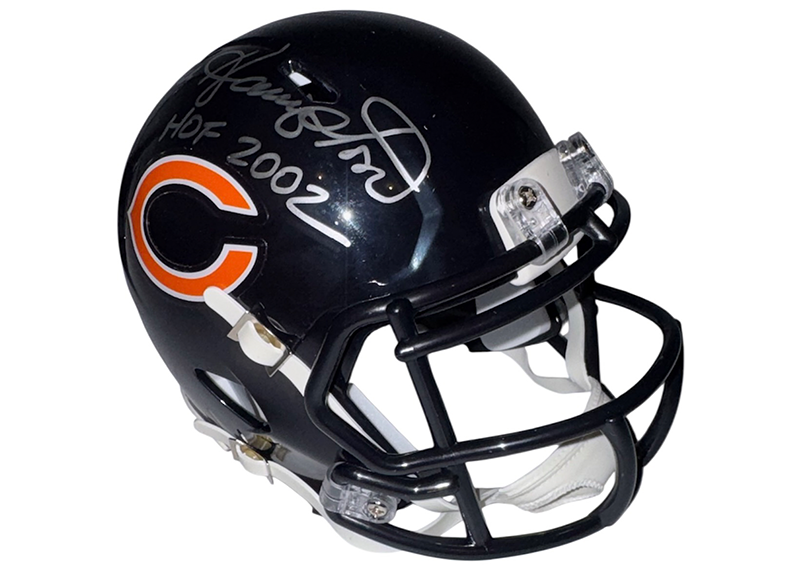 Dan Hampton Signed Chicago Bears Speed Mini Helmet JSA 2024 HOF Inscription