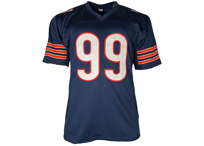 Dan Hampton Signed Chicago Blue Football Jersey Beckett