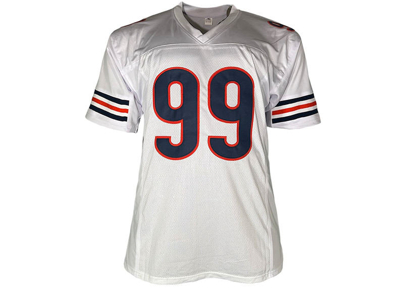 Dan Hampton Signed Chicago White Football Jersey Beckett
