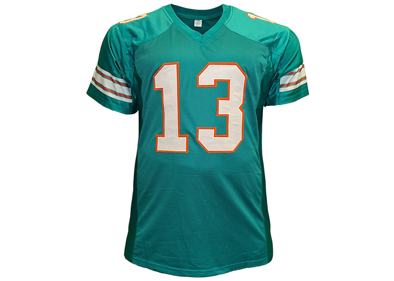 Dan Marino Unsigned Miami Teal Football Jersey