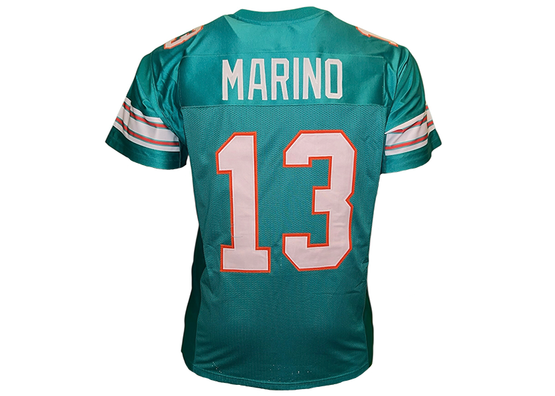 Dan Marino Unsigned Miami Teal Football Jersey
