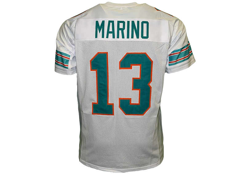 Dan Marino Unsigned Miami White Football Jersey