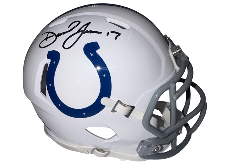 Daniel Jones Signed Indianapolis Colts Speed Mini Helmet Fanatics Authentic