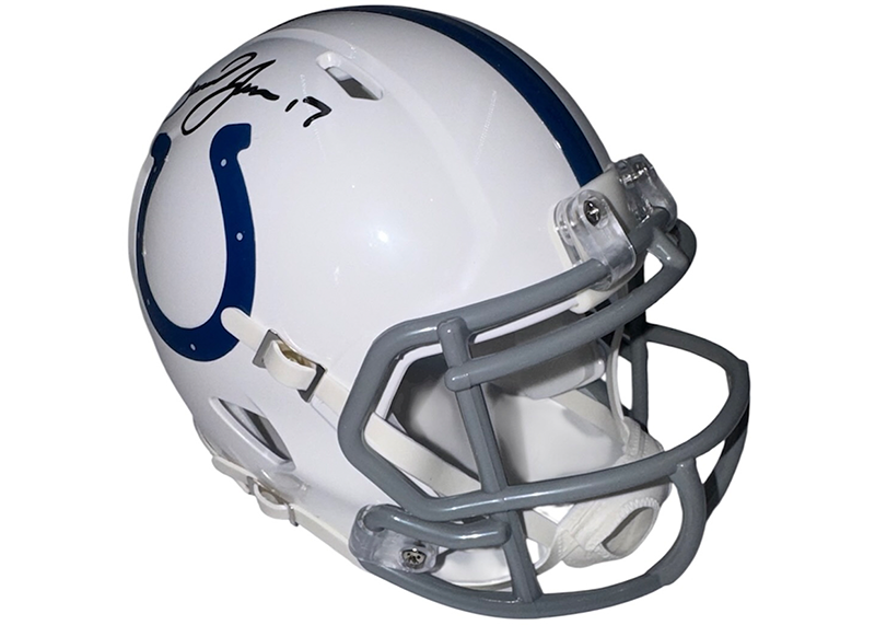 Daniel Jones Signed Indianapolis Colts Speed Mini Helmet Fanatics Authentic