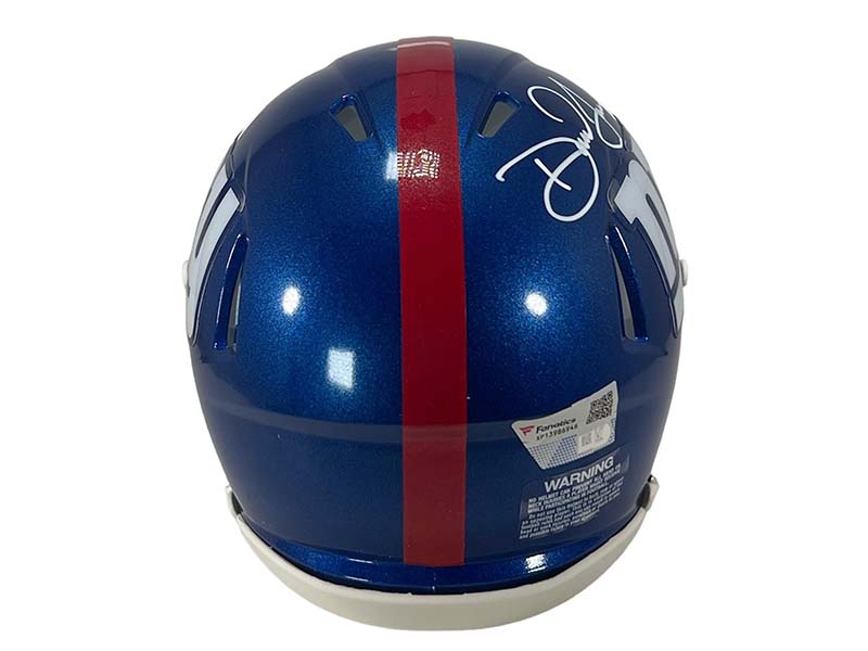 Daniel Jones Autographed New York Giants Speed Mini Football Helmet Fanatics