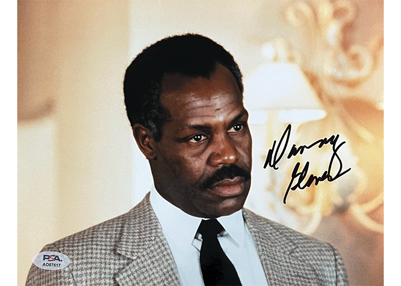 Danny Glover Signed Lethal Weapon 8x10 Photo PSA