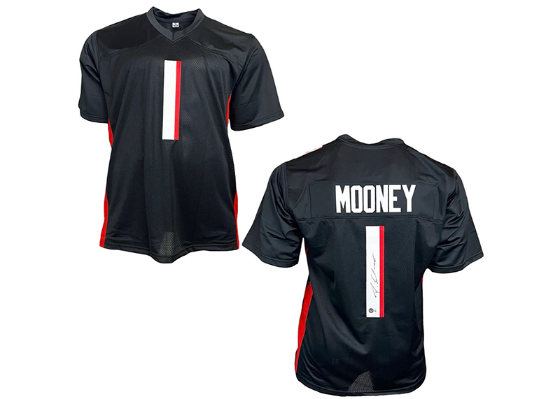 Darnell Mooney Signed Custom Black Football Jersey Beckett