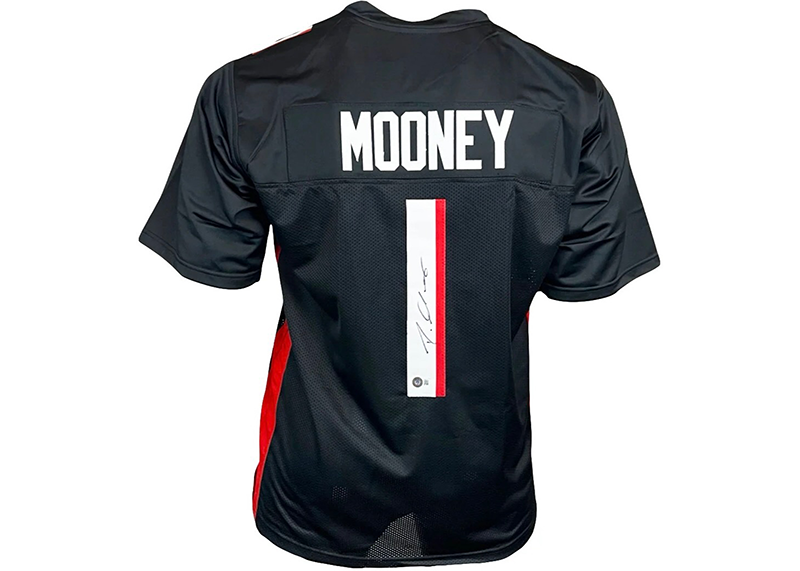 Darnell Mooney Signed Custom Black Football Jersey Beckett